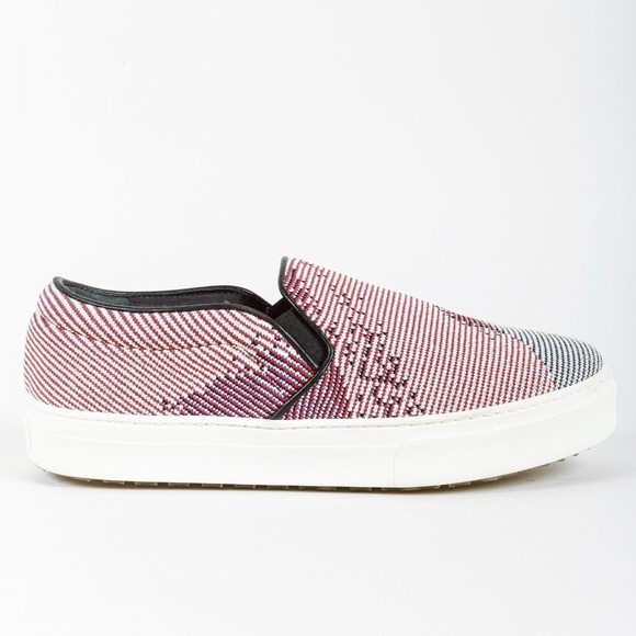 CELINE PARIS Colorful Slip On Skate Sneakers - Picture 1 of 12
